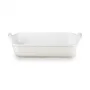 Le Creuset Rechthoekige Heritage aardewerk ovenschaal 32x24cm / 4L wit