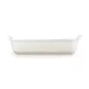 Le Creuset Rechthoekige Heritage aardewerk ovenschaal 32x24cm / 4L wit