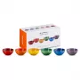LE CREUSET Set van 6 aardewerk schalen 330ml in verschillende kleuren