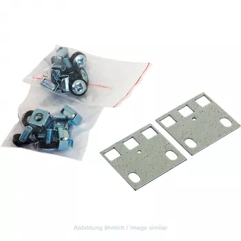 Triton RAX-RV-X01-X2 universele afdekking voor wandgemonteerde datadistributie, 1 paar, zwart