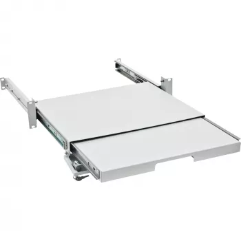 TRITON RAC-UP-X29-A1 19 inch afsluitbare toetsenbord- en muisplateau, 1U, grijs
