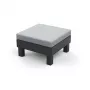 KETER tuinhocker/tafel Element met kussen grijs/lichtgrijs