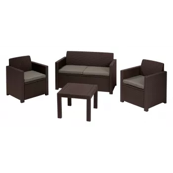 KETER tuinmeubelset Alabama set bruin