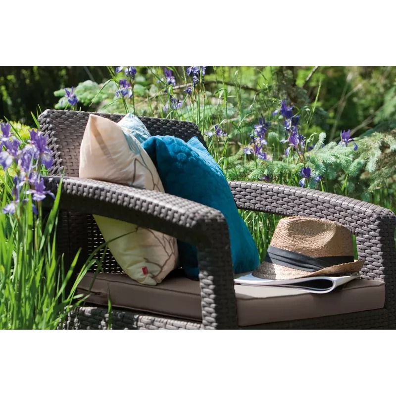 KETER tuinstoelen Corfu duo set bruin