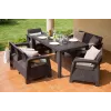 KETER tuinmeubelset Corfu Fiesta set bruin