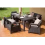 KETER tuinmeubelset Corfu Fiesta set bruin