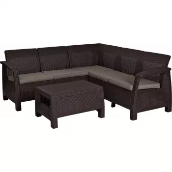 KETER tuinmeubelset Corfu Relax set bruin