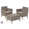 KETER tuinstoelen 2 stuks Salemo Duo beige