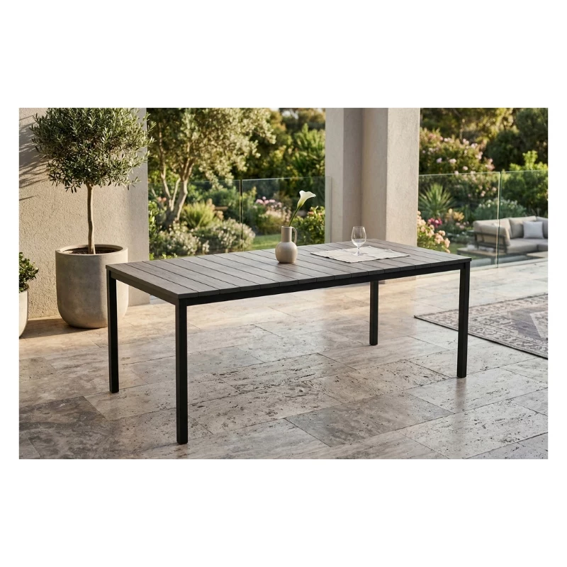 KETER tuintafel Deco Porto Nova 200 essenhoutlook/zwart