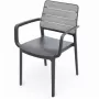 KETER tuinstoel Deco Porto fauteuil lichtgrijs/grijs