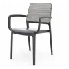 KETER tuinstoel Deco Porto fauteuil lichtgrijs/grijs
