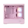 Zalman P30 V2, mATX mini tower pc-behuizing, 3 x 120mm ARGB-ventilatoren, roze