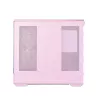 Zalman P30 V2, mATX mini tower pc-behuizing, 3 x 120mm ARGB-ventilatoren, roze