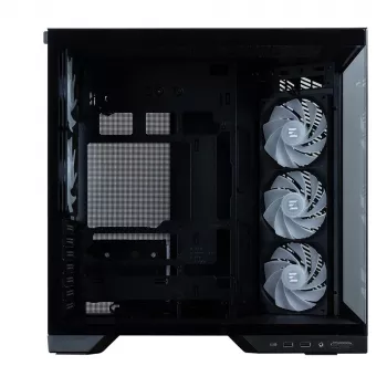 Zalman D50, ATX mid tower pc-behuizing, 3 x 120mm ventilatoren, zwart