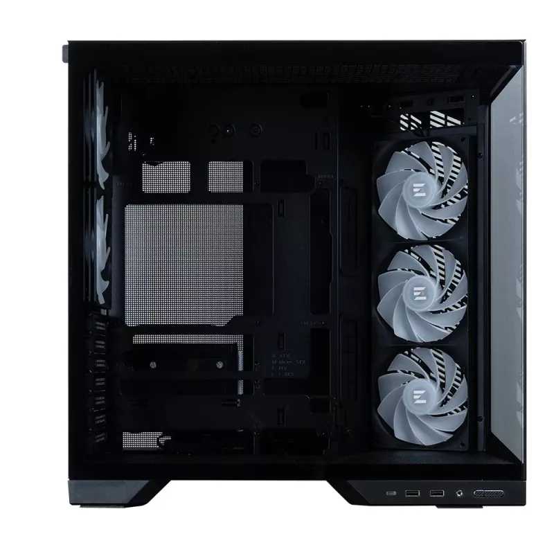 Zalman D50, ATX mid tower pc-behuizing, 3 x 120mm ventilatoren, zwart