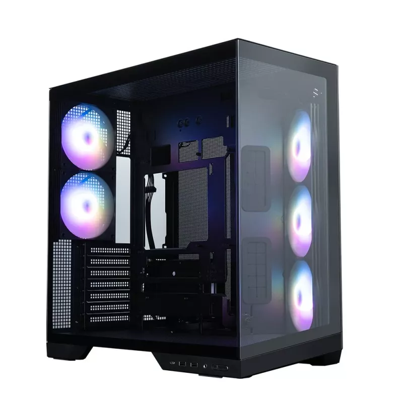 Zalman D50, ATX mid tower pc-behuizing, 3 x 120mm ventilatoren, zwart