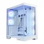 Zalman D50 ATX Mid Tower pc-behuizing, 3x 120mm ventilatoren, wit
