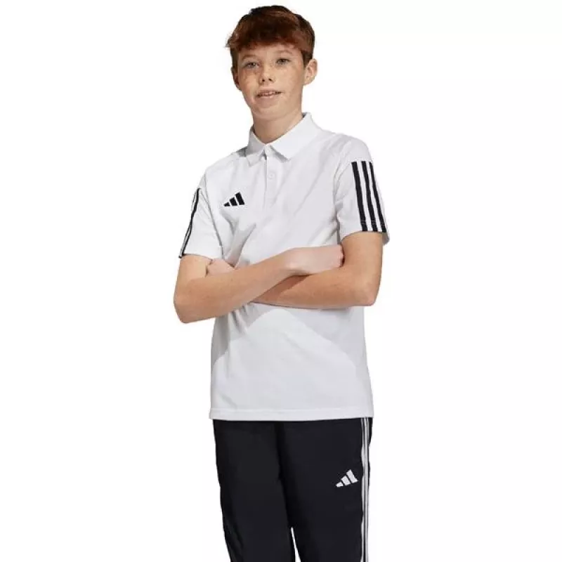 adidas Tiro 23 Competition Cotton kinderen T-shirt wit IC4576 140cm
