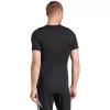 Heren adidas Techfit kortarm-T-shirt zwart JP4674 2XL