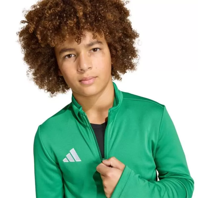 adidas Entrada 26 trainingsjack voor kinderen groen JZ6613 152cm