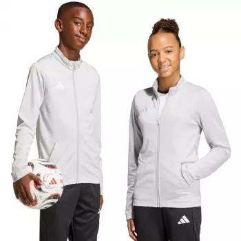 adidas Entrada 26 trainingssweatshirt voor kinderen lichtgrijs JZ6610 116cm