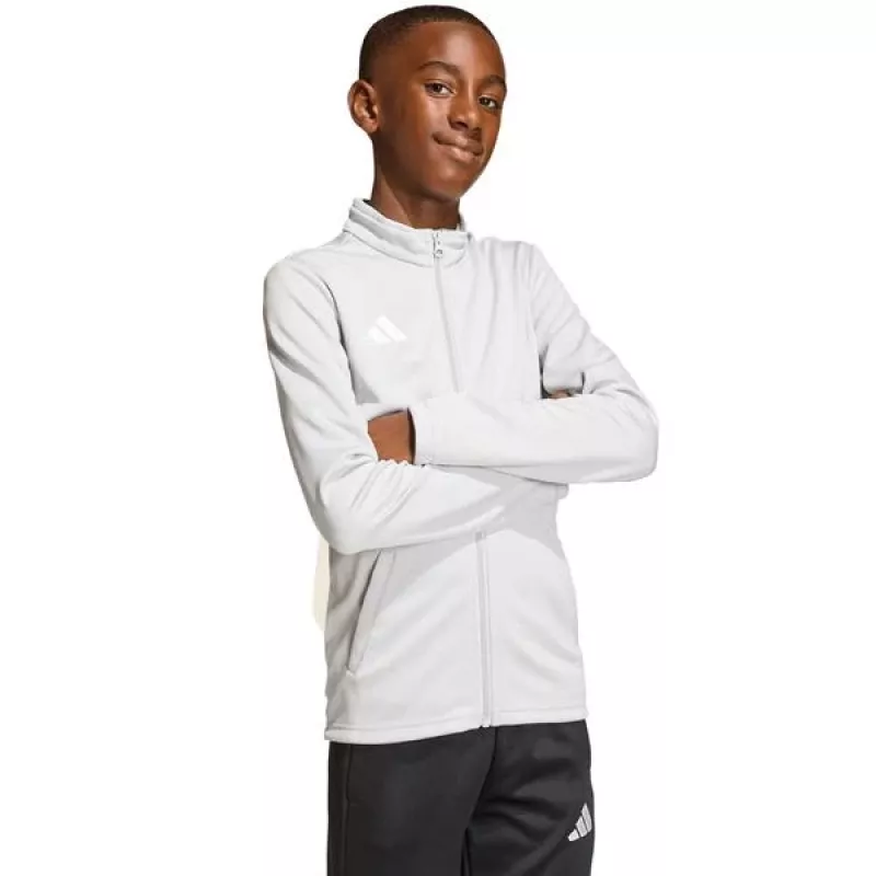 adidas Entrada 26 Track kindertrainingsjack lichtgrijs JZ6610 152cm