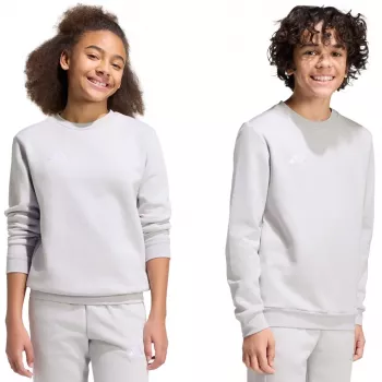 adidas Entrada 26 Sweat Top kindersweatshirt grijs JZ6551 116cm