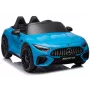 Auto op accu Mercedes AMG SL63 blauw gelakt