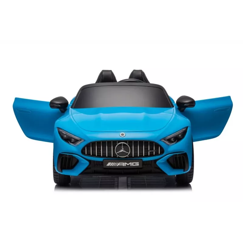 Auto op accu Mercedes AMG SL63 blauw gelakt