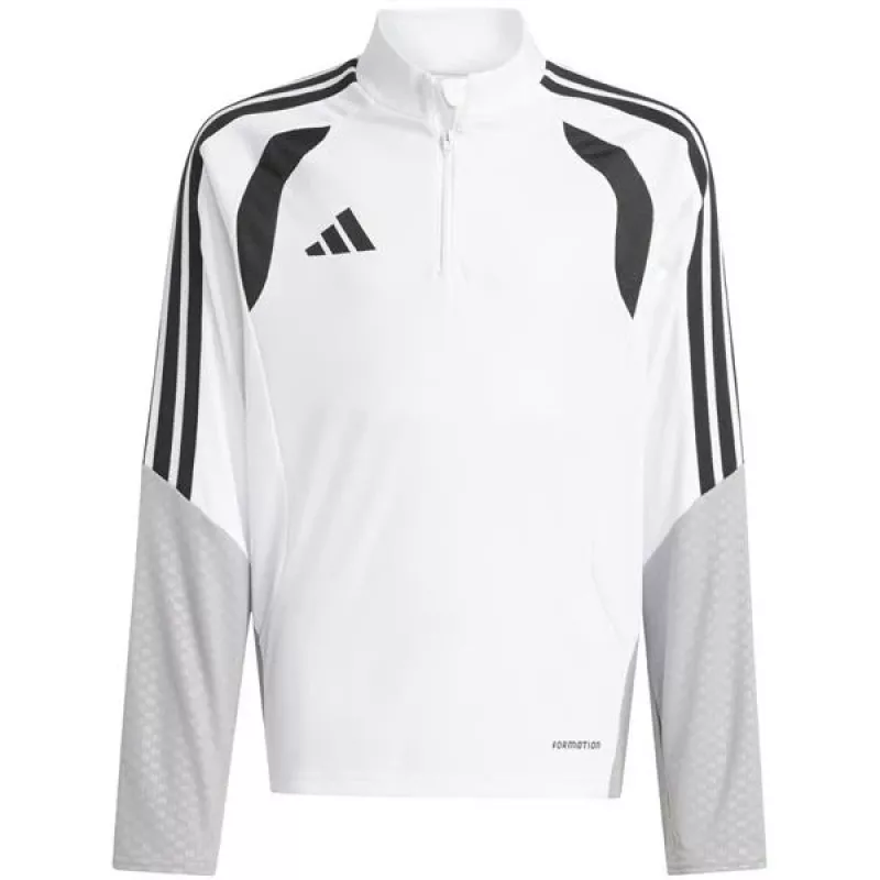 adidas Tiro 26 Competition Training Top kindersweatshirt wit-grijs KA7577 164cm