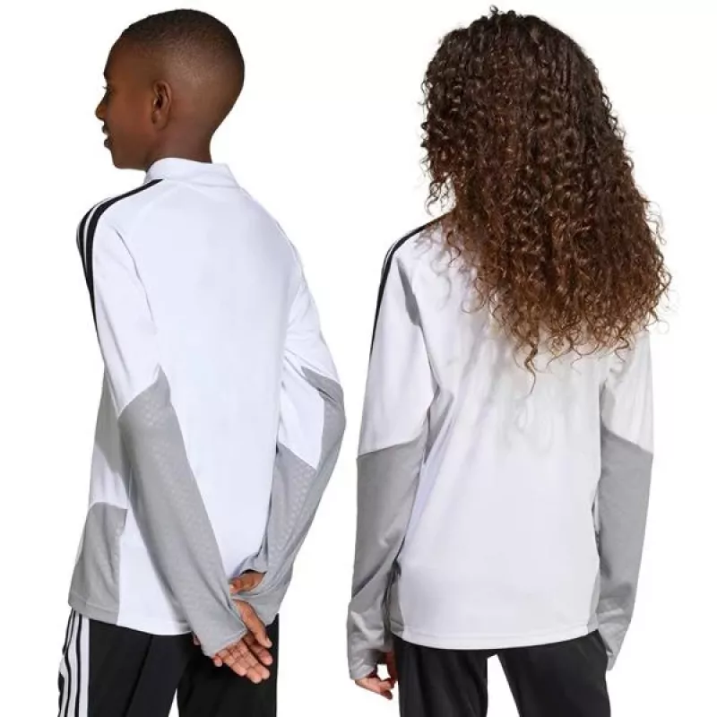 adidas Tiro 26 Competition Training Top kindersweatshirt wit-grijs KA7577 164cm
