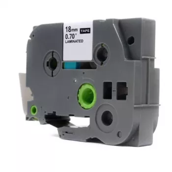 Brother TZ241 18mm x 8m zwart/wit compatibel lint