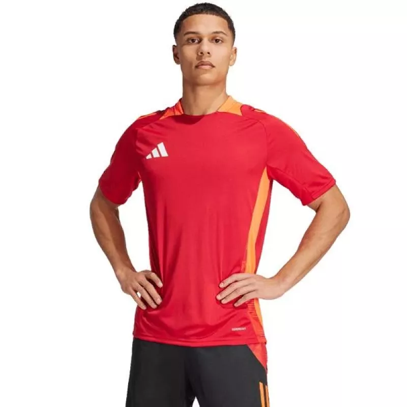 Heren adidas Tiro 24 Competition trainings-T-shirt rood IS1658 XL