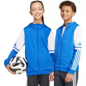 adidas Squadra 25 Hoody kindersweatshirt blauw en wit JD4802 140cm