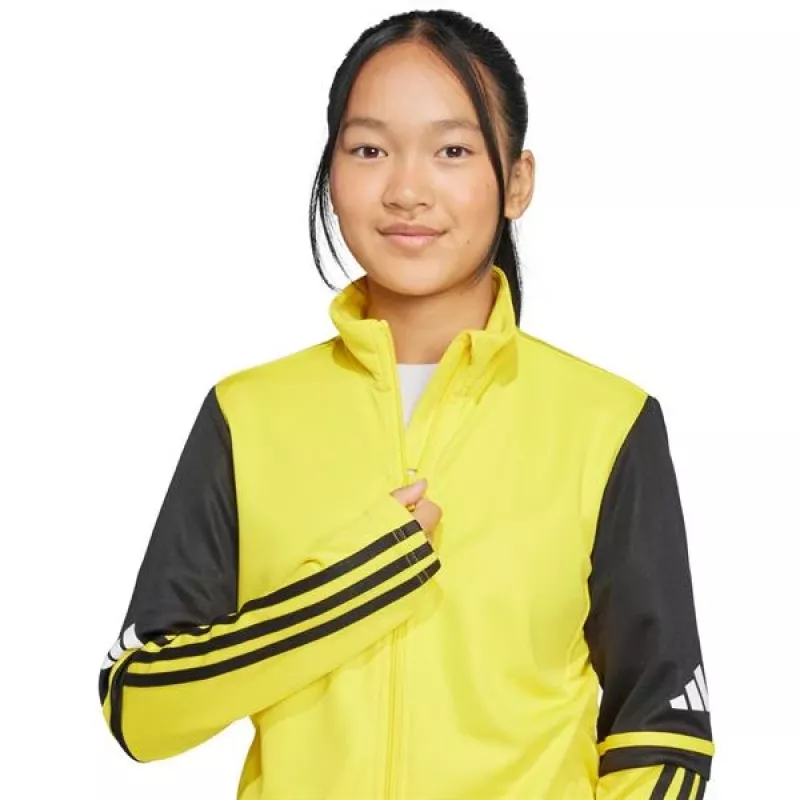 adidas Squadra 25 trainingssweatshirt voor kinderen geel JP3395 152cm