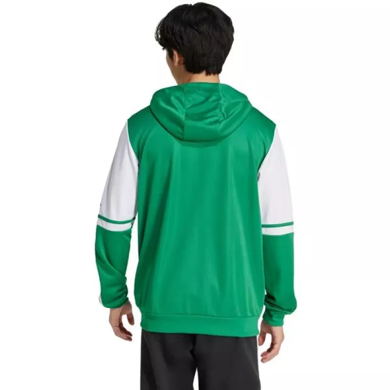Heren adidas Squadra 25 Hoody sweatshirt groen en wit JP3164 M