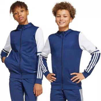 adidas Squadra 25 Hoody kindersweatshirt marineblauw en wit JD4800 128cm