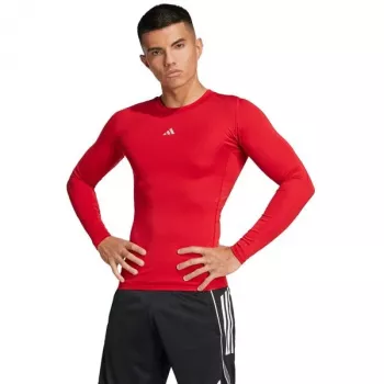 adidas Techfit longsleeve heren T-shirt rood JP2926 XL