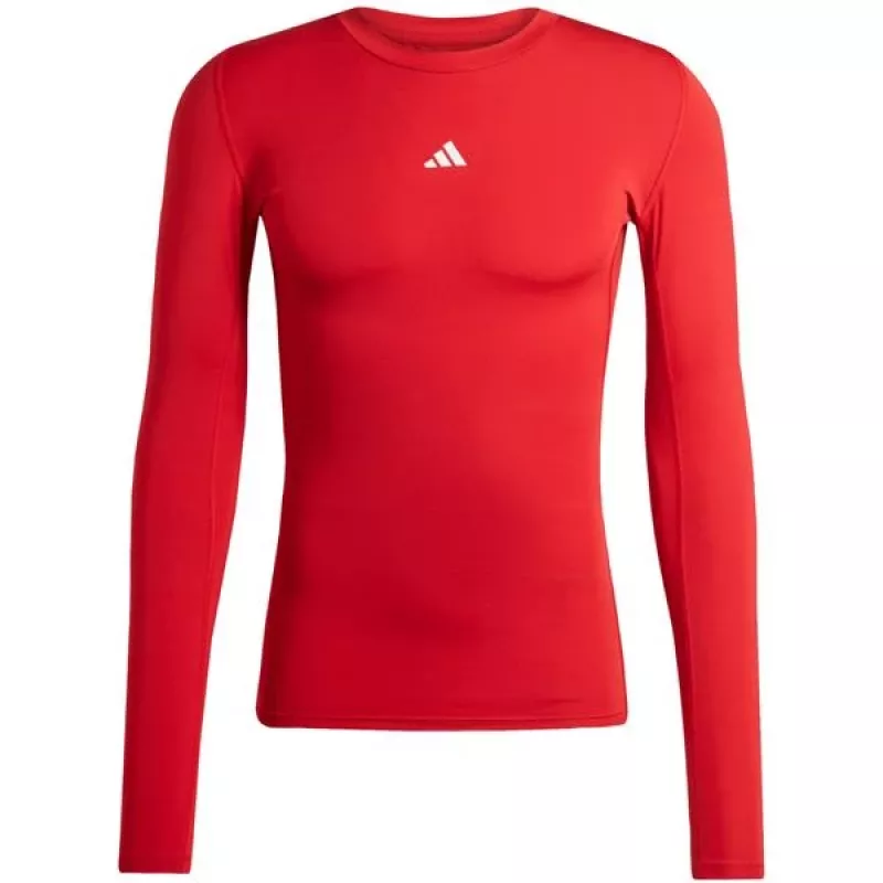 adidas Techfit longsleeve heren T-shirt rood JP2926 XL