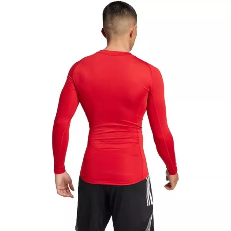 adidas Techfit longsleeve heren T-shirt rood JP2926 L