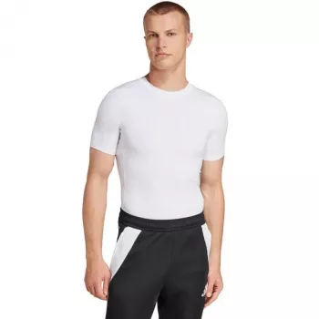 Heren adidas Techfit korte mouw T-shirt wit JP4675 M