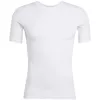 Heren adidas Techfit korte mouw T-shirt wit JP4675 M