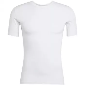 Heren adidas Techfit korte mouw T-shirt wit JP4675 M