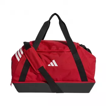 adidas Tiro Duffle Medium tas met bodemvak rood JY7953