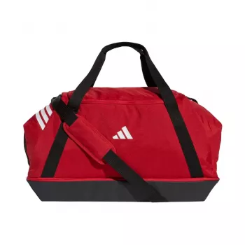 adidas Tiro Duffle grote tas met bodemvak rood JY7950
