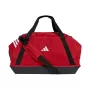 adidas Tiro Duffle grote tas met bodemvak rood JY7950