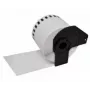 Brother DK22212 compatibele eindloze etikettenrol zwart op wit 62mm x 15,25m