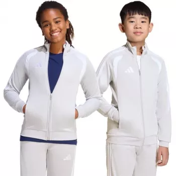 Kinderen sweatshirt adidas Tiro 26 League Training lichtgrijs JY7198 140cm