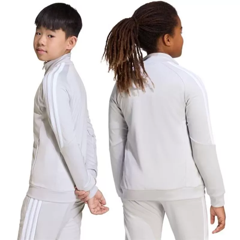 Kinderen sweatshirt adidas Tiro 26 League Training lichtgrijs JY7198 140cm
