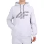 4F Heren hoodie M2548 koel lichtgrijs melange 4FWMM00TSWSM2548 27M M